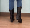 TEXAS-02
- Camel Tan Vegan Leather
- Mid-Calf Cowboy Boot
- Western Styling with Stitching Detail
- Inner Half Zipper Closure
- Pointy Toe
- Cone Block Heel, Approx. 3"