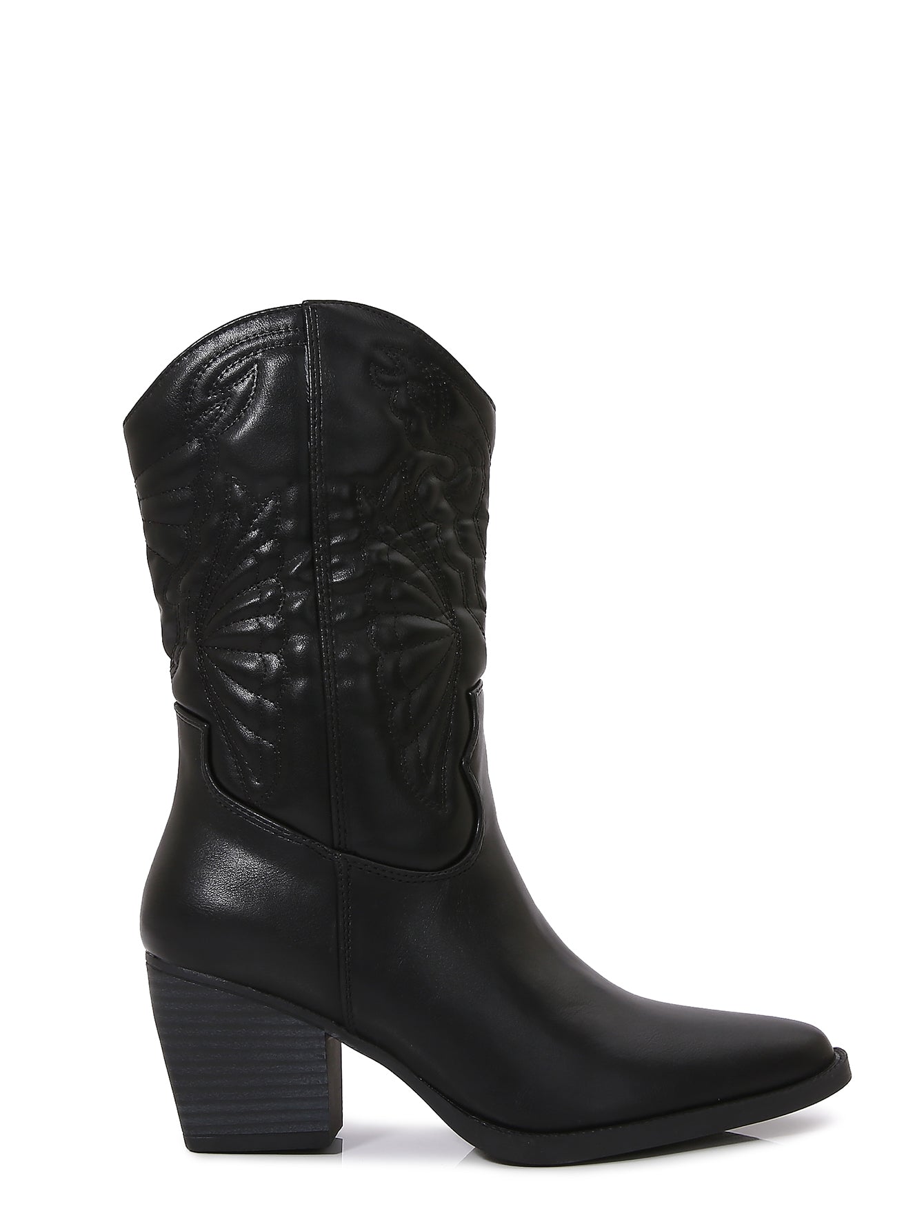 TEXAS-02
- Camel Tan Vegan Leather
- Mid-Calf Cowboy Boot
- Western Styling with Stitching Detail
- Inner Half Zipper Closure
- Pointy Toe
- Cone Block Heel, Approx. 3