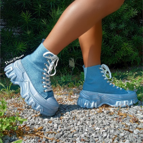 THROW IT UP Denim - ShoeNami