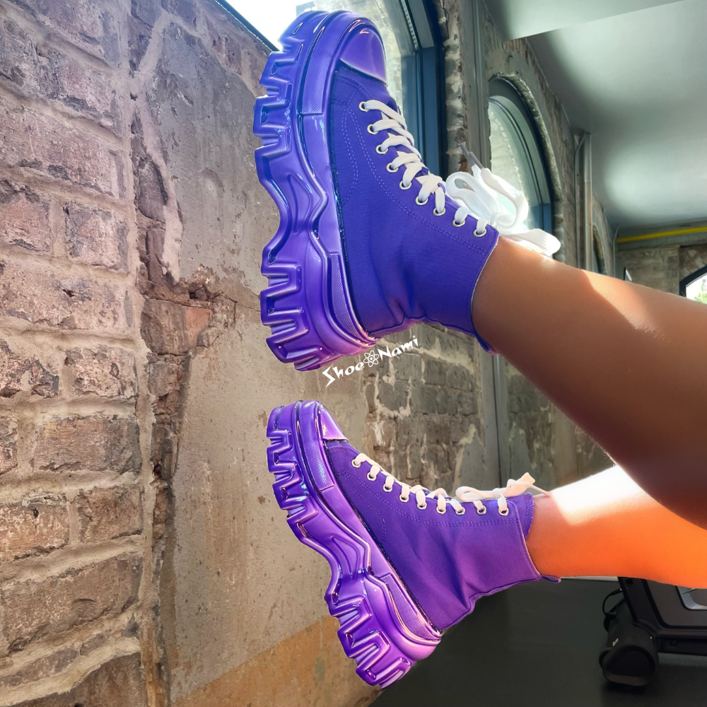 THROW IT UP Purple ShoeNami