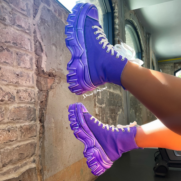 THROW IT UP Purple - ShoeNami