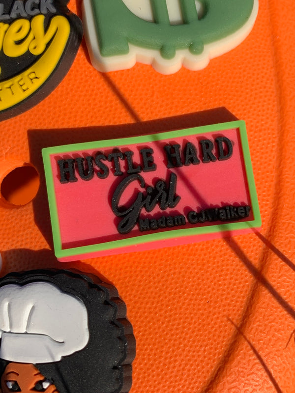 SHOE CHARMS - HUSTLE HARD GIRL - ShoeNami