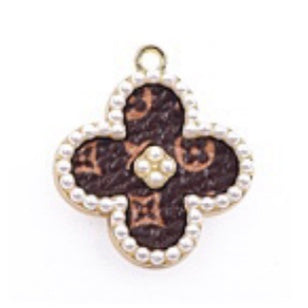 METAL SHOE CHARMS - PEARL BLOSSOM - ShoeNami