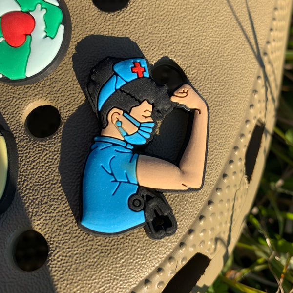 SHOE CHARMS - FRONT LINE HERO - ShoeNami