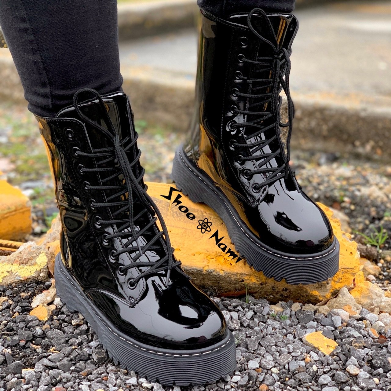 LOUISA-4 Black Patent - ShoeNami