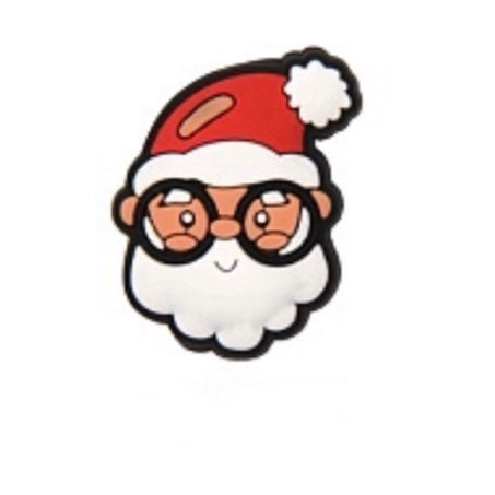 SHOE CHARMS - SANTA WITH GLASSES - ShoeNami