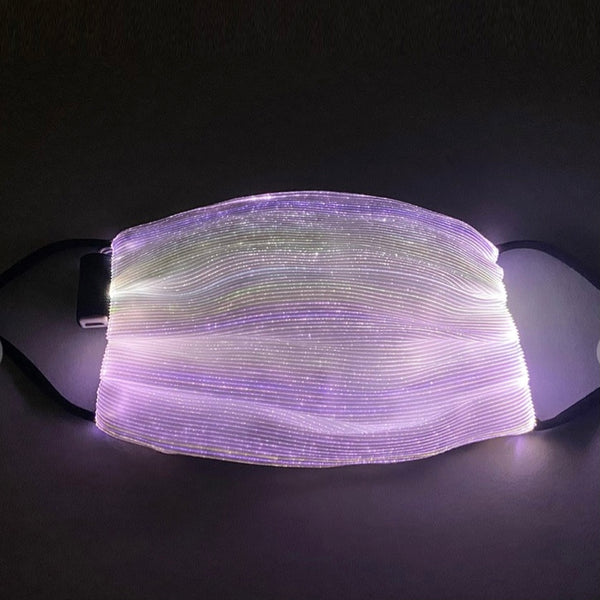 LIGHT UP FACE MASK White - ShoeNami