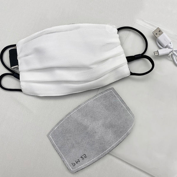 LIGHT UP FACE MASK White - ShoeNami