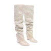 Liliana NANO-1 nude
- Nude Rhinestone Encrusted Boots
- Over the Knee Thigh High Slouch Boots
- Pointy Toe
- Tapered Cone Heel, Approx. 4"
- Also Available in Black, Pink, Silver