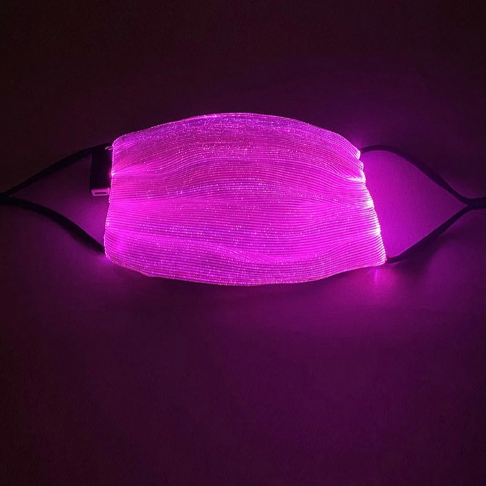 LIGHT UP FACE MASK White - ShoeNami