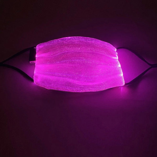 LIGHT UP FACE MASK White - ShoeNami