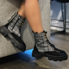 ARTISTIC-2 Black Plaid - ShoeNami