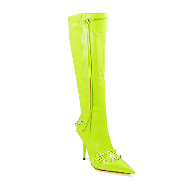 BEXIE-3 Lime - ShoeNami