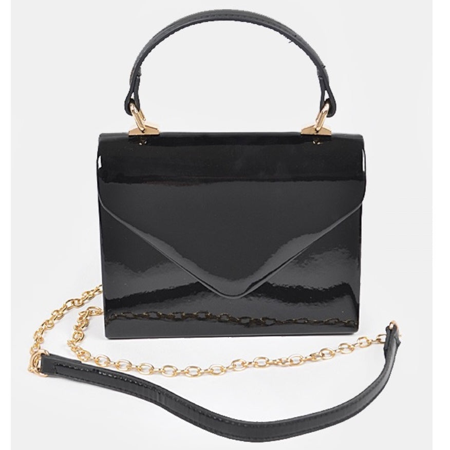 BUFFY/HPC3739 BAG Black Patent - ShoeNami