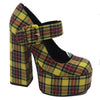 CRANE-09 Yellow Plaid - ShoeNami