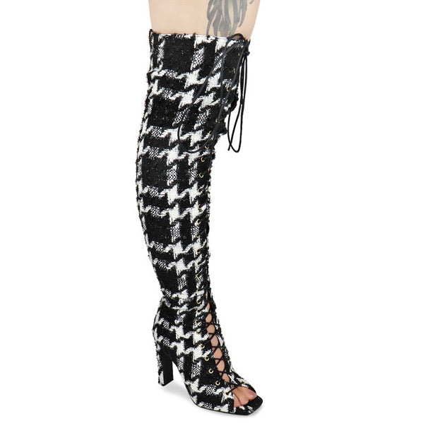 DRIP-1 Black Tweed - ShoeNami