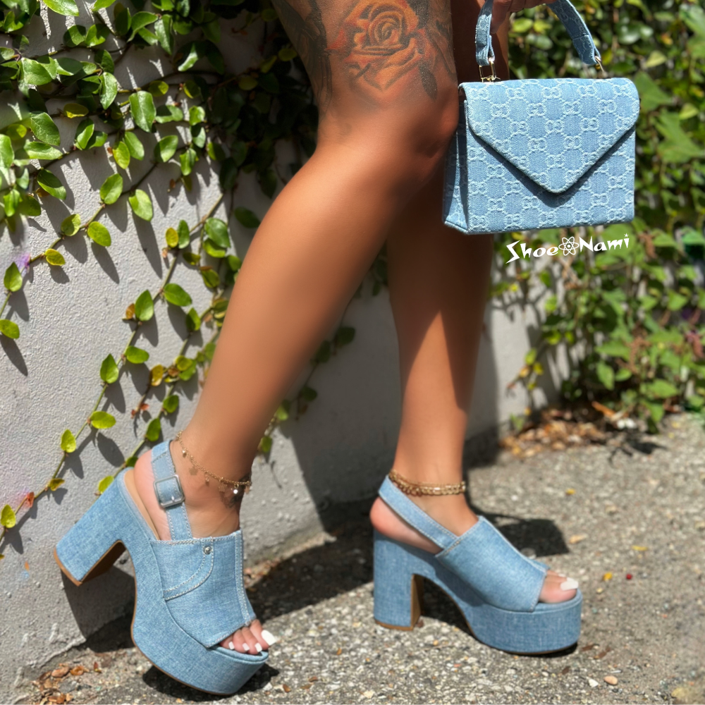 FORTE-15 Light Blue Denim - ShoeNami