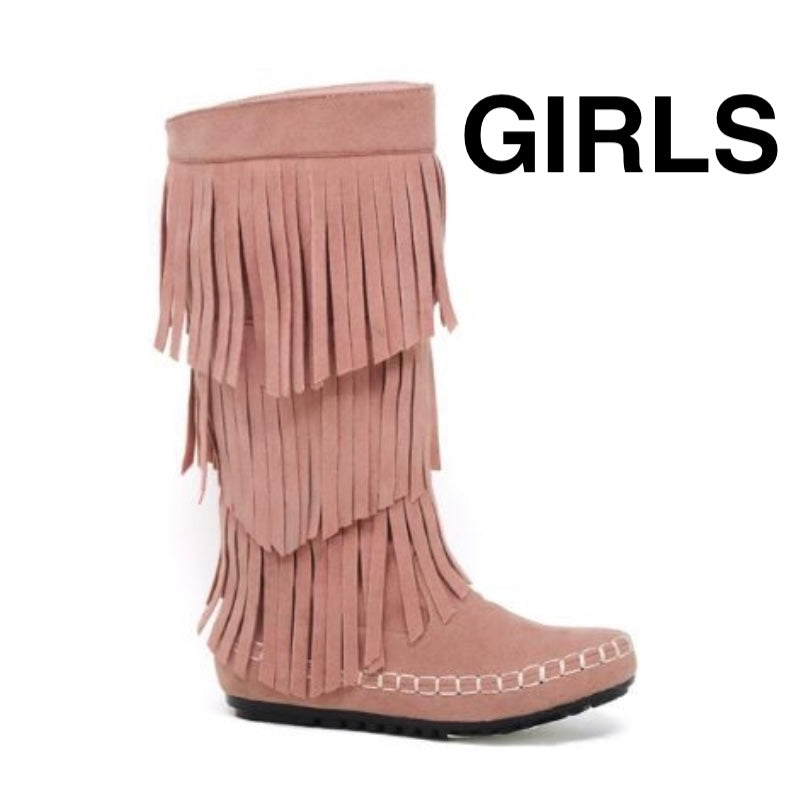 FRINGY-25Y GIRLS Blush - ShoeNami