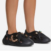 HOTTIE TOWN WITH CHARMS Black Multi - ShoeNami