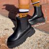 CASEY-01 Black Faux Leather - ShoeNami