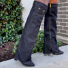MARGET Black Denim - ShoeNami