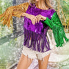 FRINGE SEQUIN TOP - ShoeNami