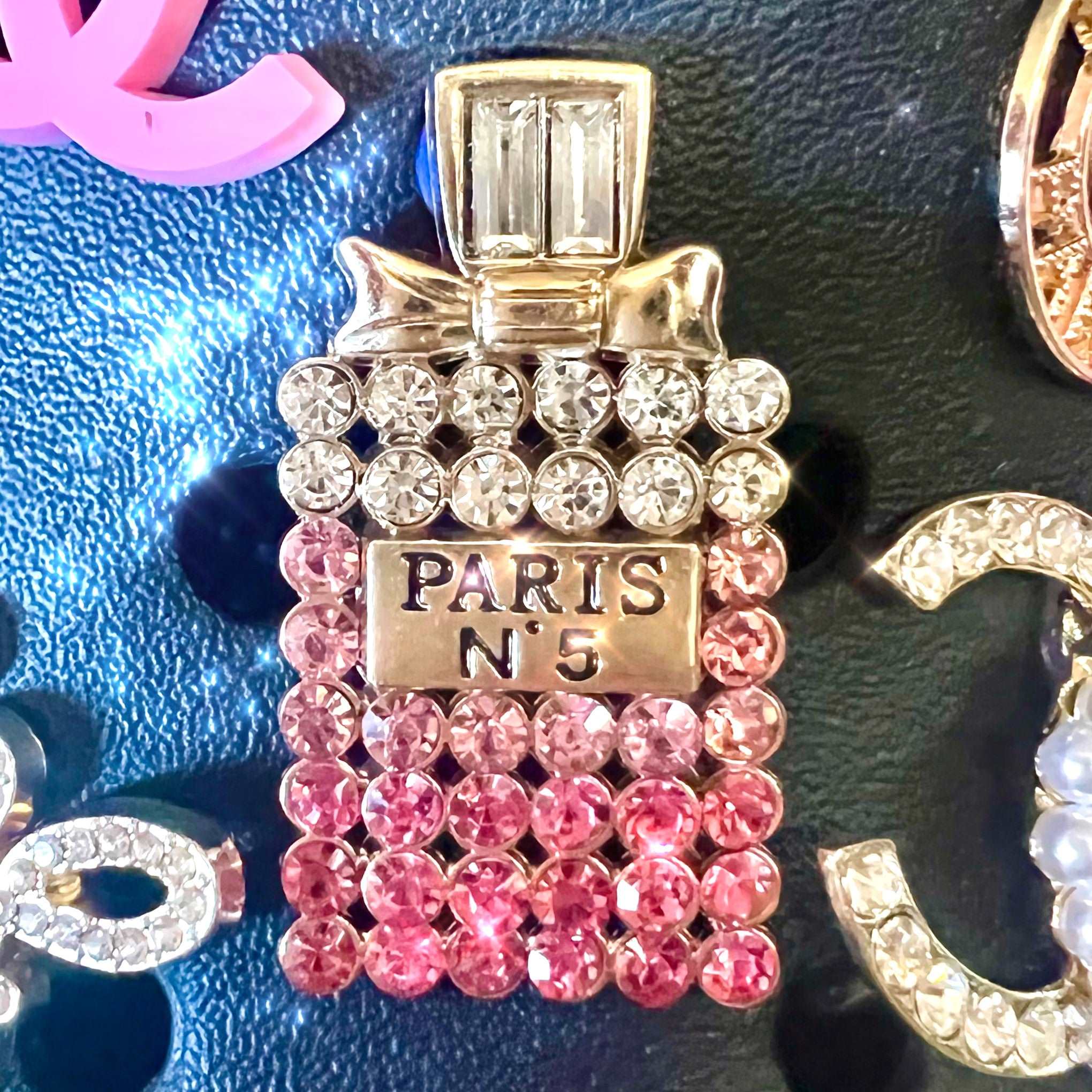 Copy of CHAIN SHOE CHARMS EXTRA LARGE - OMBRE PINK PERFUME - ShoeNami