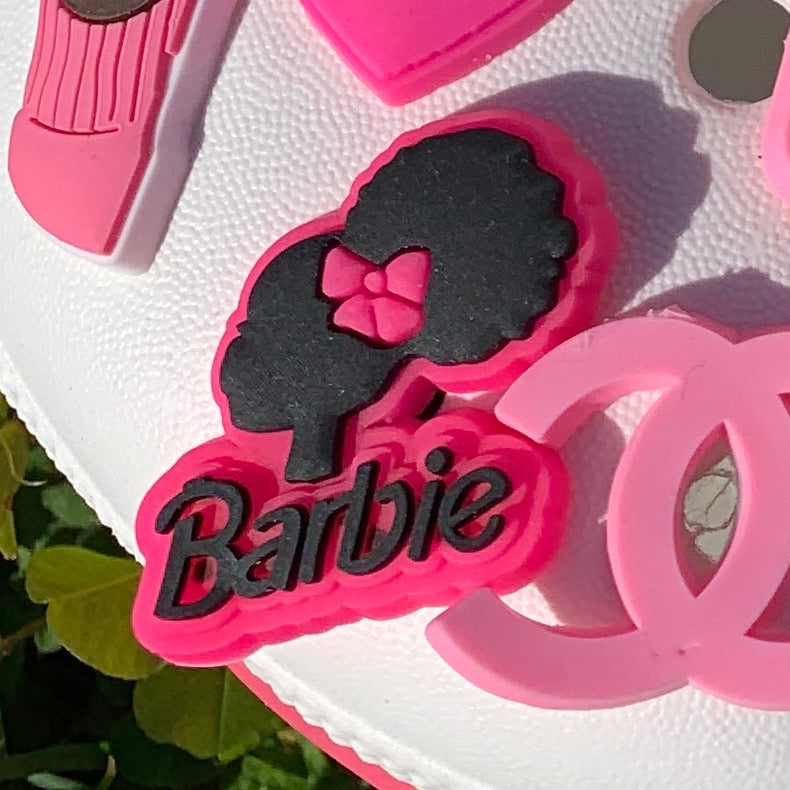 SHOE CHARMS - BLACK BARBIE - ShoeNami
