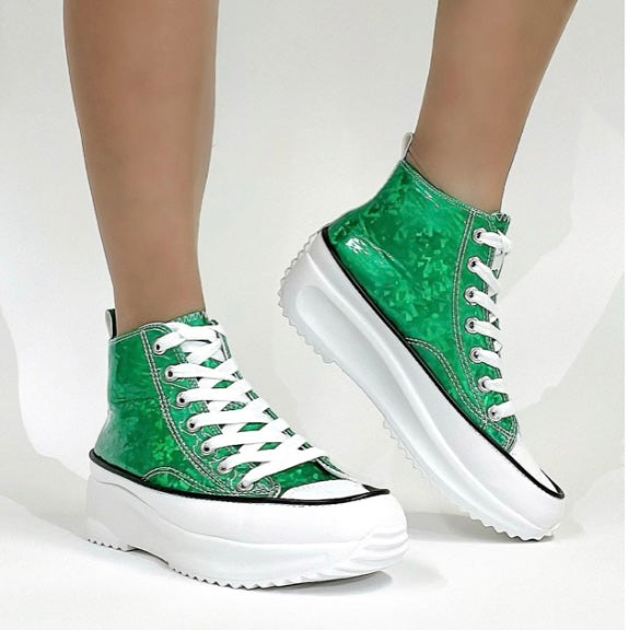 POP QUEEN Green - ShoeNami