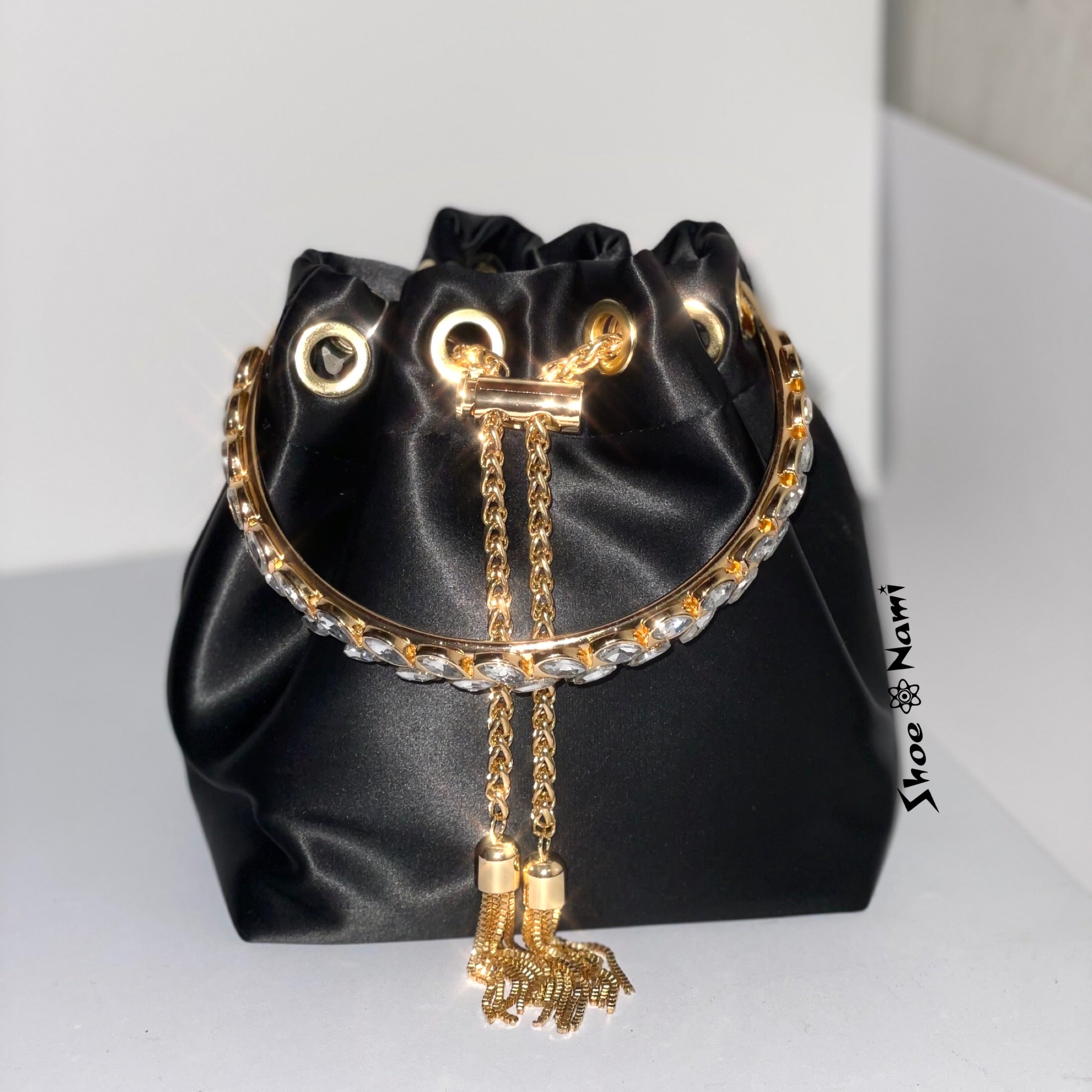 PARIS BAG Black/Gold - ShoeNami