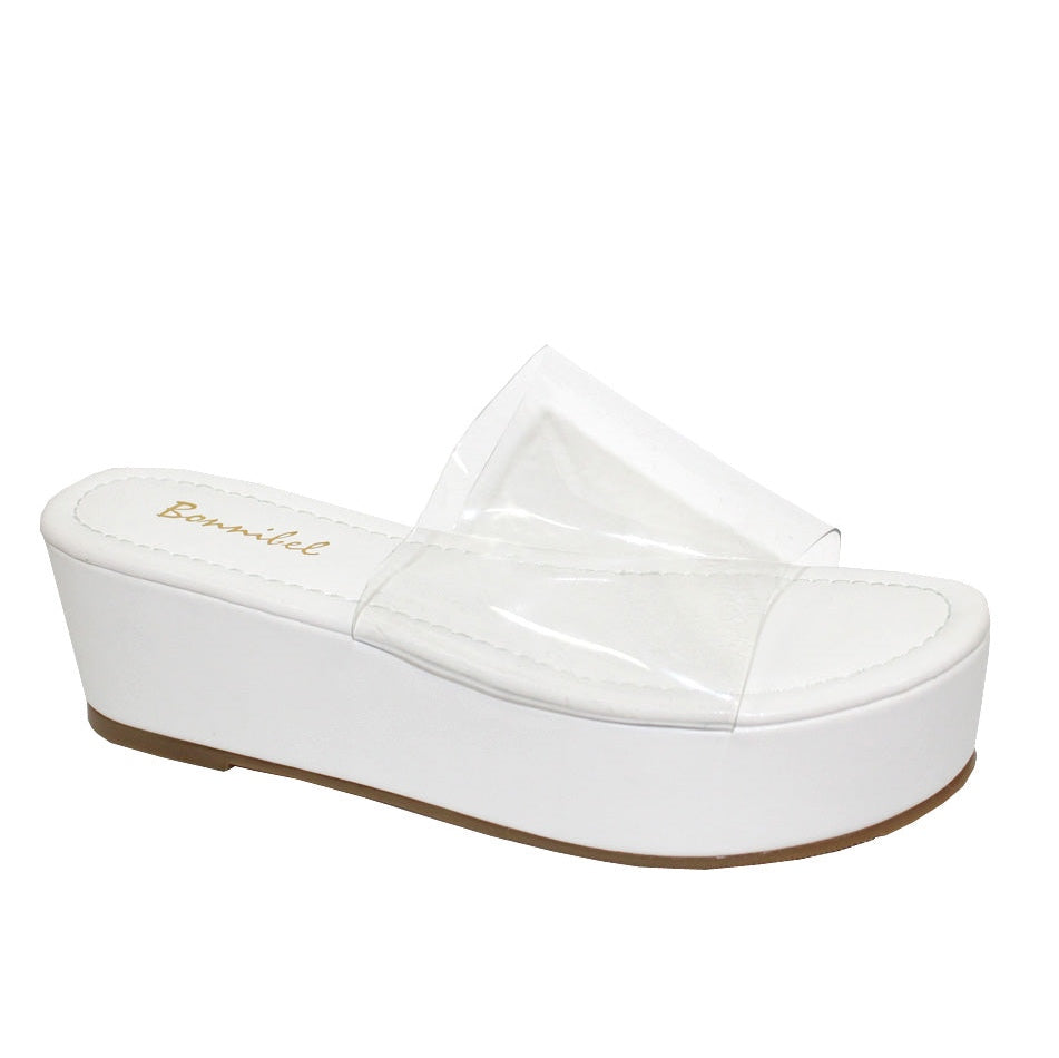 BETSY-1 White/Clear - ShoeNami