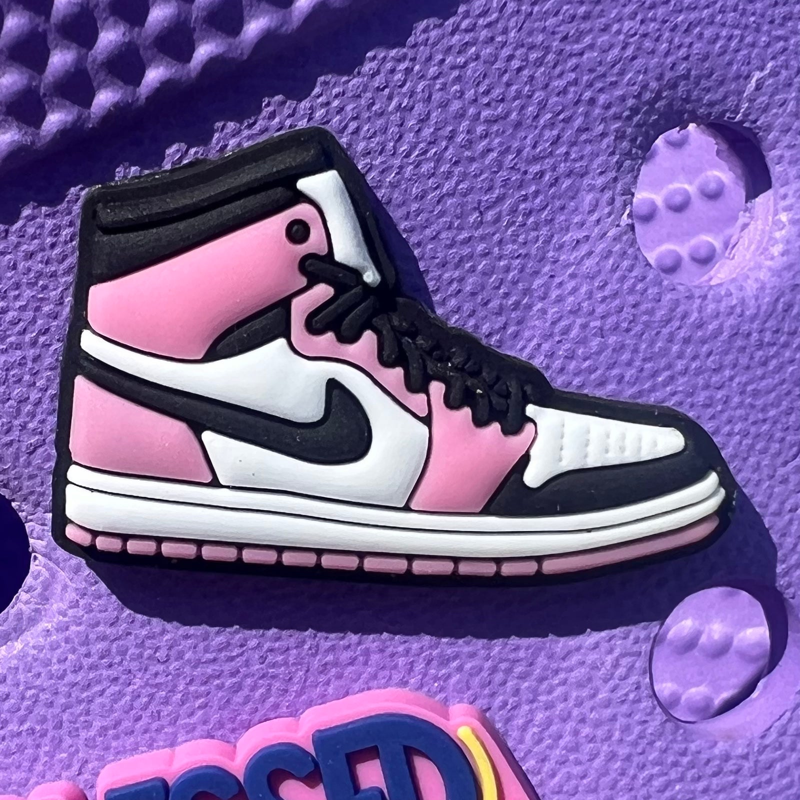 SHOE CHARMS - PINK JORDANS - ShoeNami