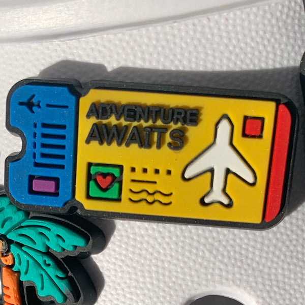 SHOE CHARMS - ADVENTURE AWAITS - ShoeNami