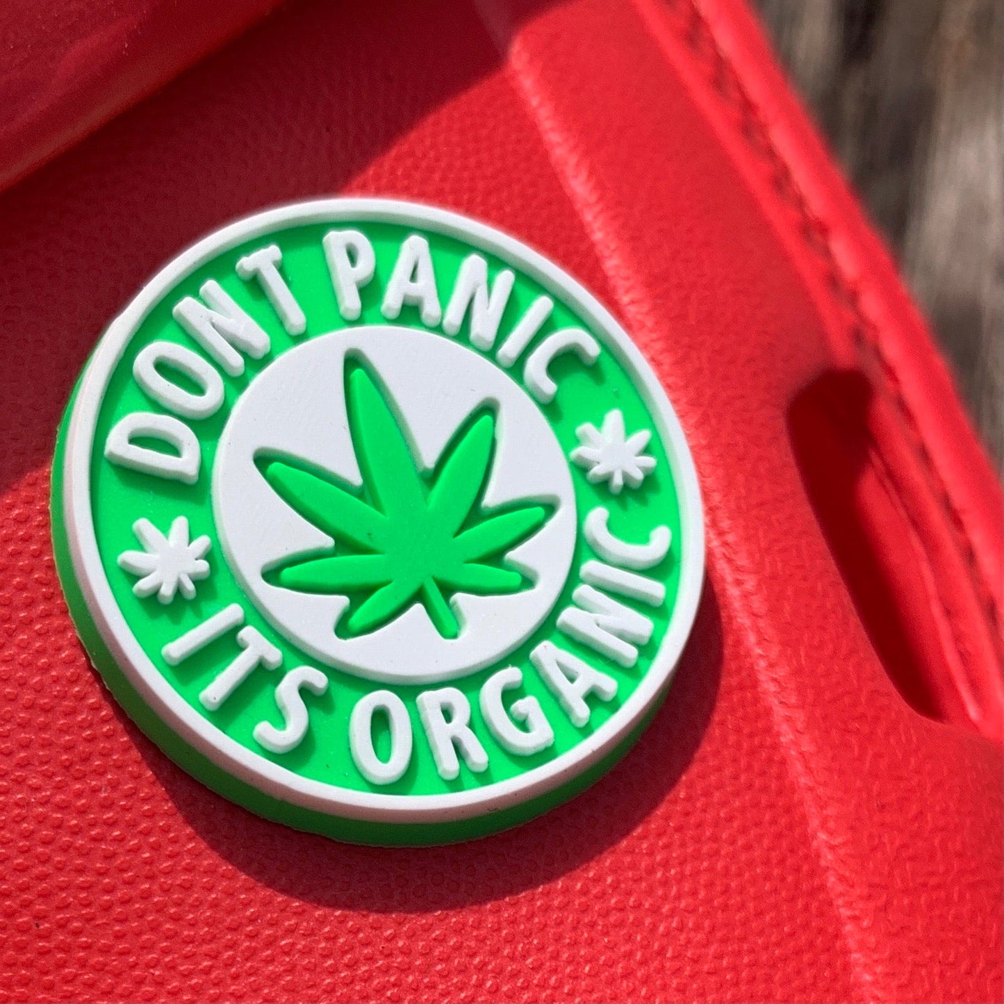 SHOE CHARMS - DON’T PANIC IT’S ORGANIC - ShoeNami