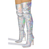 BEMILIA Hologram Silver - ShoeNami