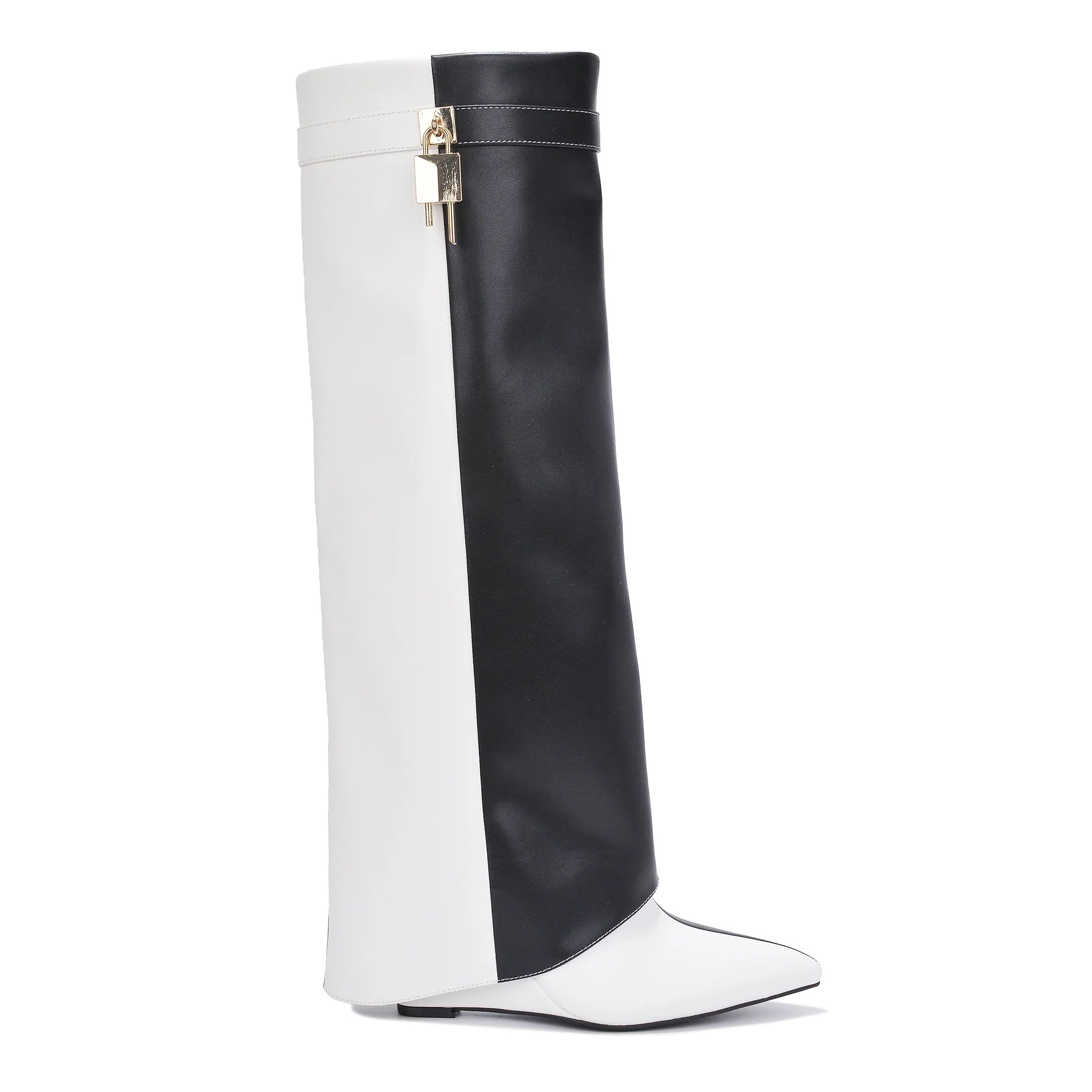 VALERI-5 Black/White - ShoeNami
