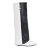 VALERI-5 Black/White - ShoeNami
