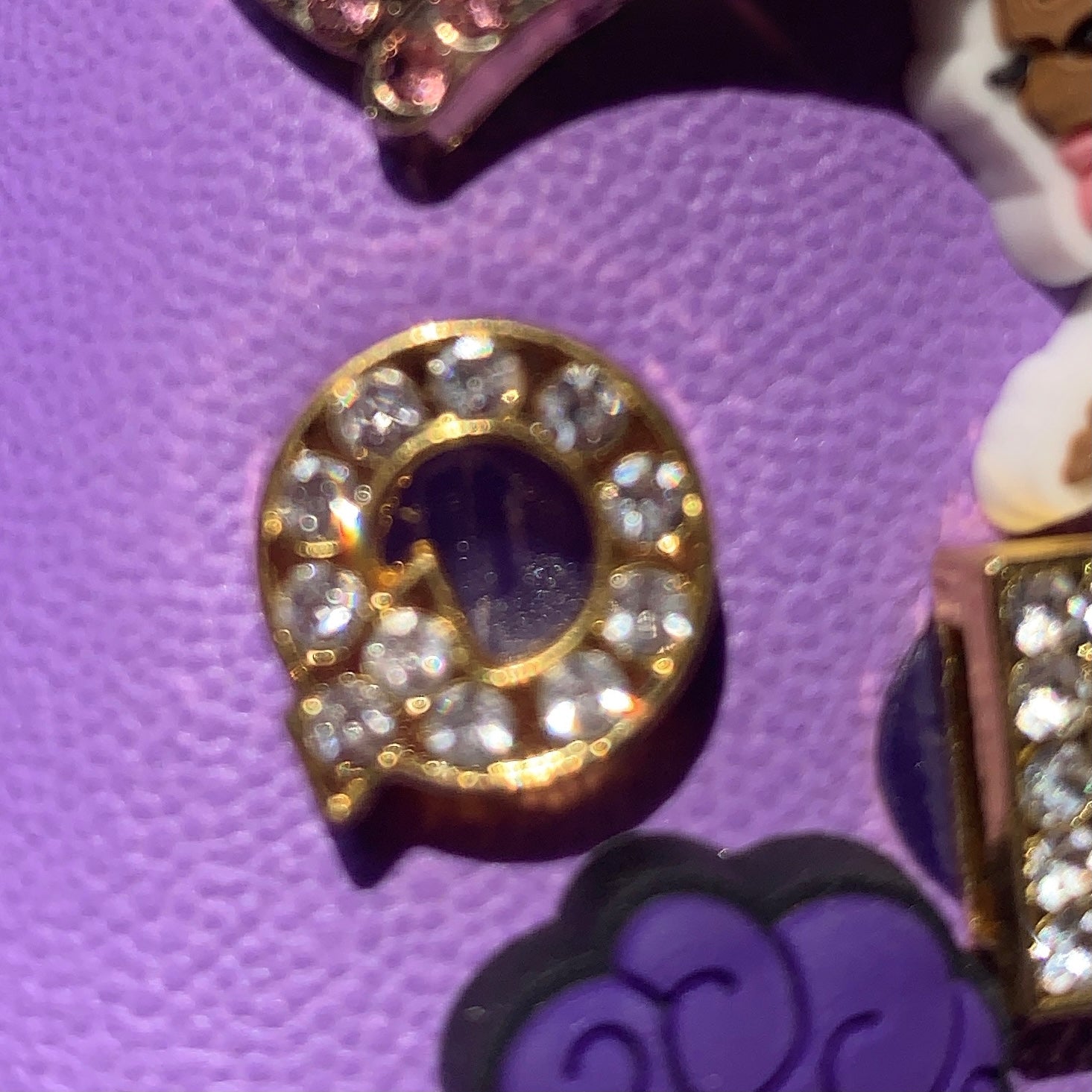 METAL SHOE CHARMS - BLINGY LETTERS - ShoeNami