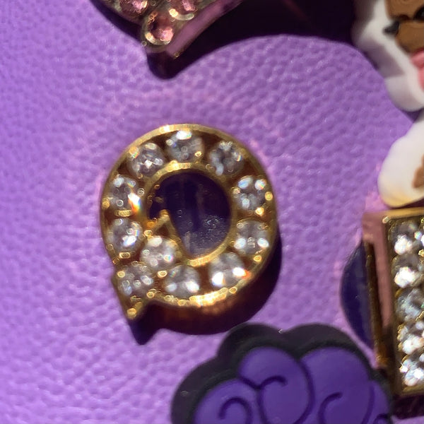 METAL SHOE CHARMS - BLINGY LETTERS - ShoeNami