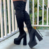 STACK-15 Black Lycra - ShoeNami