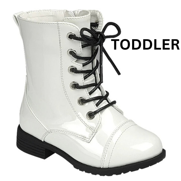 JALEN-01KA TODDLER White Patent - ShoeNami