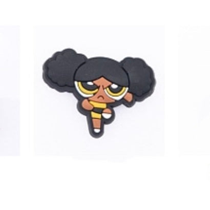SHOE CHARMS - BUBBLES POWER AFROPUFF GIRLS - ShoeNami