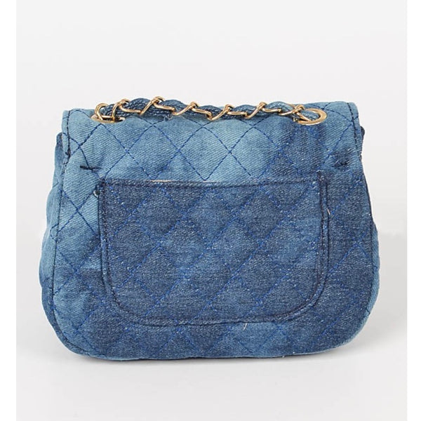 POPPER BAG/HPC3284 Dark Blue Denim - ShoeNami