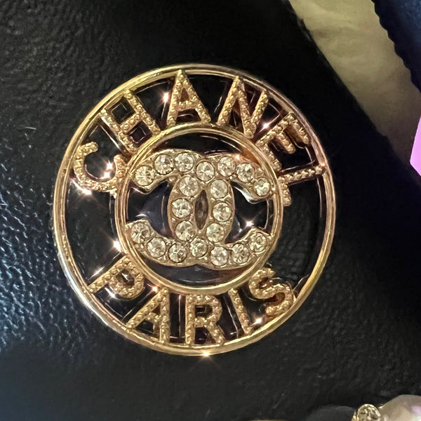 METAL SHOE CHARMS - ROUND DOUBLE C PARIS - ShoeNami