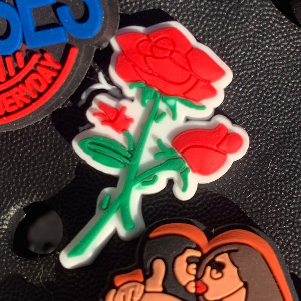 SHOE CHARMS - LONG-STEM ROSES - ShoeNami