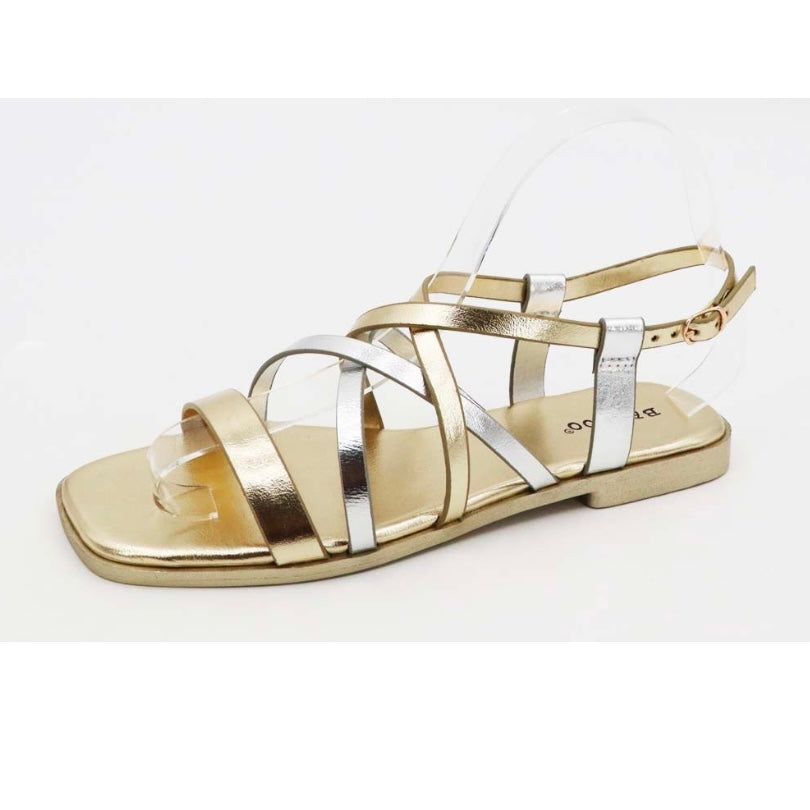 HINT-34 Gold Silver Metallic - ShoeNami