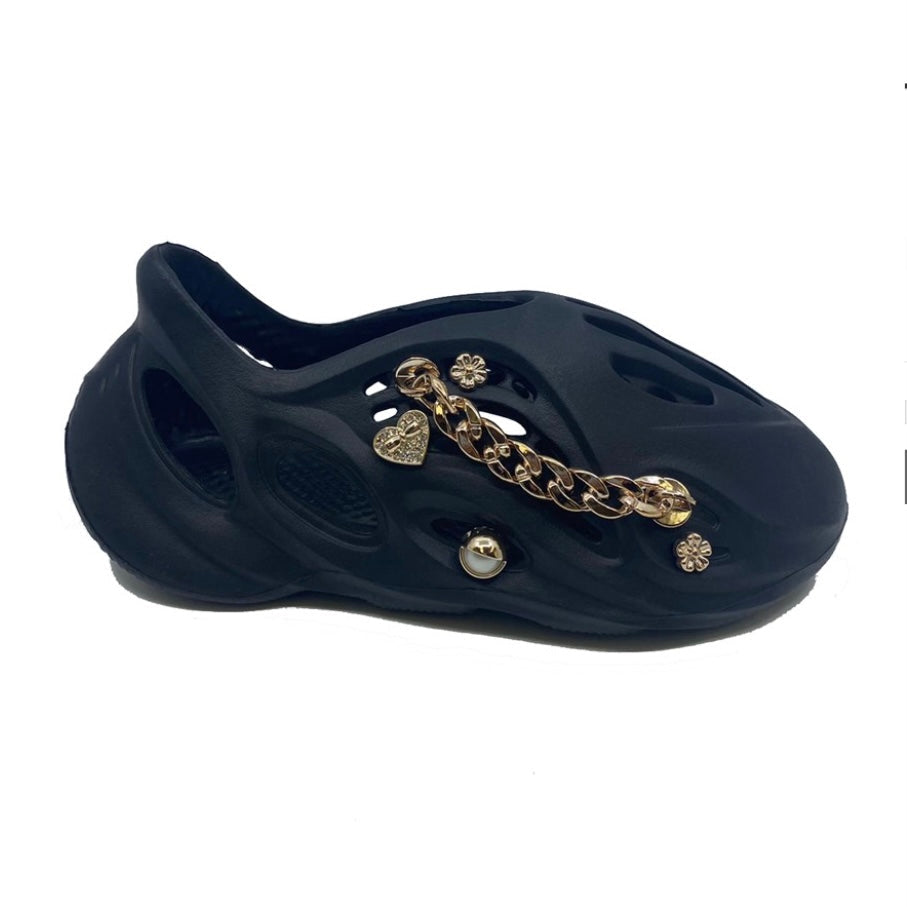 CARVER-01 WITH CHARMS Black - ShoeNami