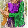 FRINGE SEQUIN TOP - ShoeNami