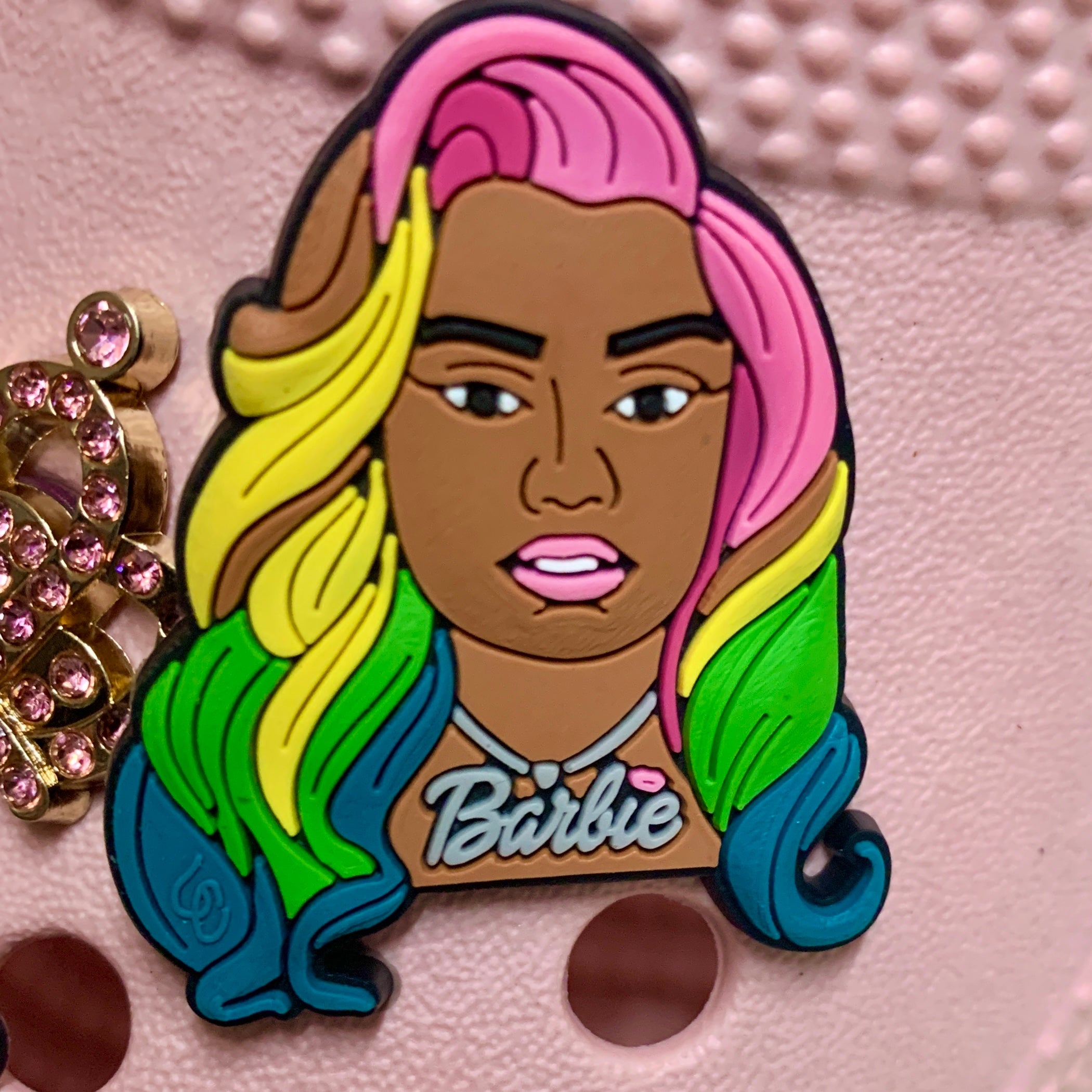 Copy of SHOE CHARMS - RAINBOW NICKI BARBIE - ShoeNami