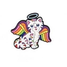 SHOE CHARMS - RAINBOW ANGEL CAT - ShoeNami